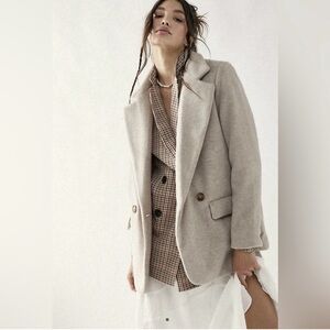 Free People Tan Blazer